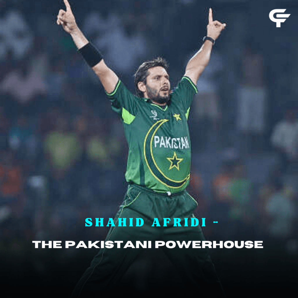 Shahid Afridi the Pakistan cricketer